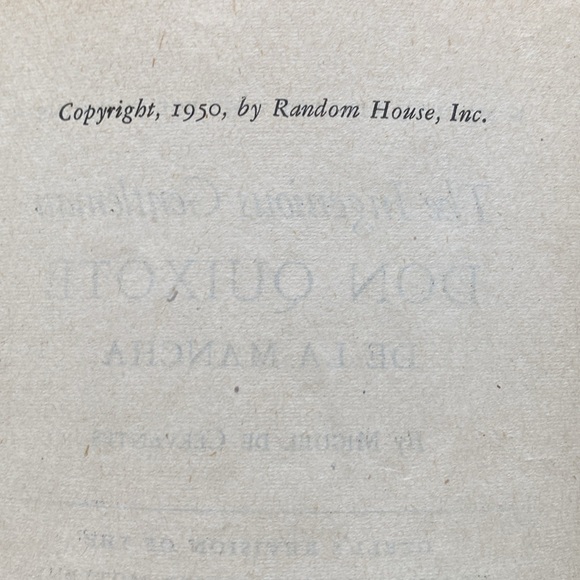 Copyright 1950 Don Quixote rare collectible coffee table book - Picture 2 of 4